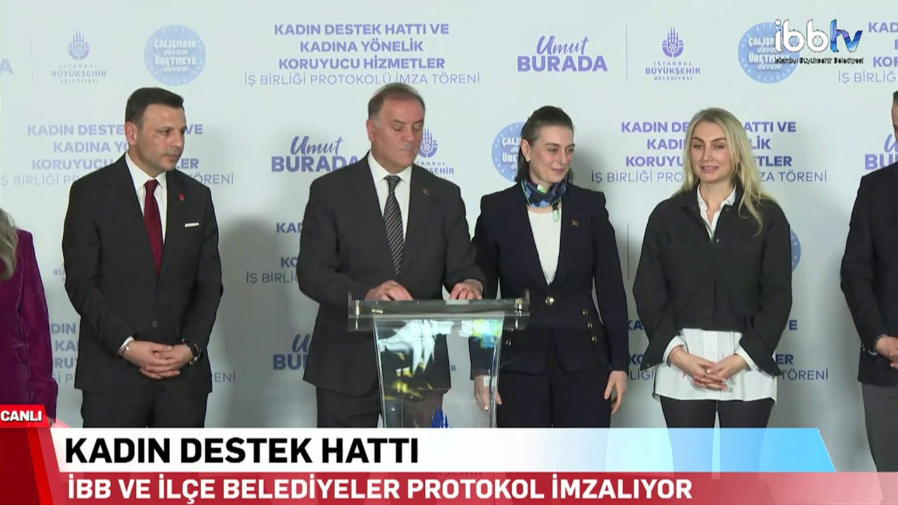 İBB VE İLÇE BELEDİYELERİ KADINA ŞİDDETE KARŞI BİR ARAYA GELİYOR