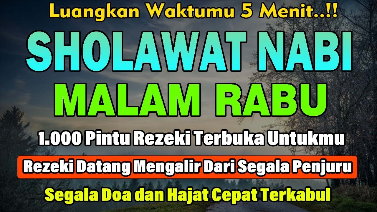 PUTAR PAGI INI  Sholawat Jibril Pengabul HajatMendatangkan Rezeki Penghapus Dosasyafaat