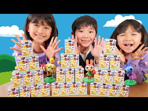 ママぐったり＞＜いとこ同士3人で自由すぎる開封はカオス状態ｗｗ あつまれ！どうぶつの森チョコエッグ開封！himawari-CH