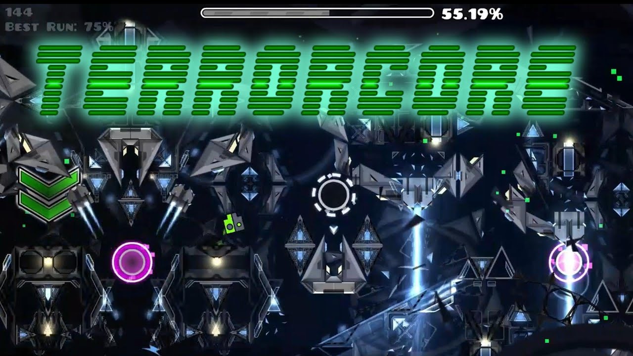 Geometry Dash - TerrorCore by Loogiah and Majacko 100% Extreme Demon ...