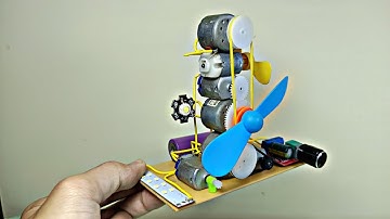 PROTOTYPE MINI ELECTRIC GENERATOR MACHINE PROJECT, USING VERTICAL CONCEPT WITH FAN