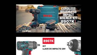 8907K Kit Llave De Impacto 20V