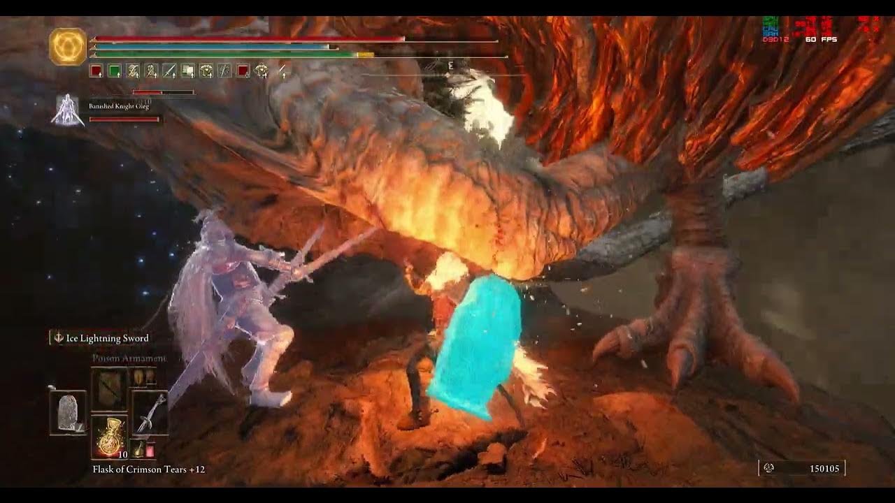 Elden Ring Crumbling Farum Azula Lightning Dragon Encounter 3