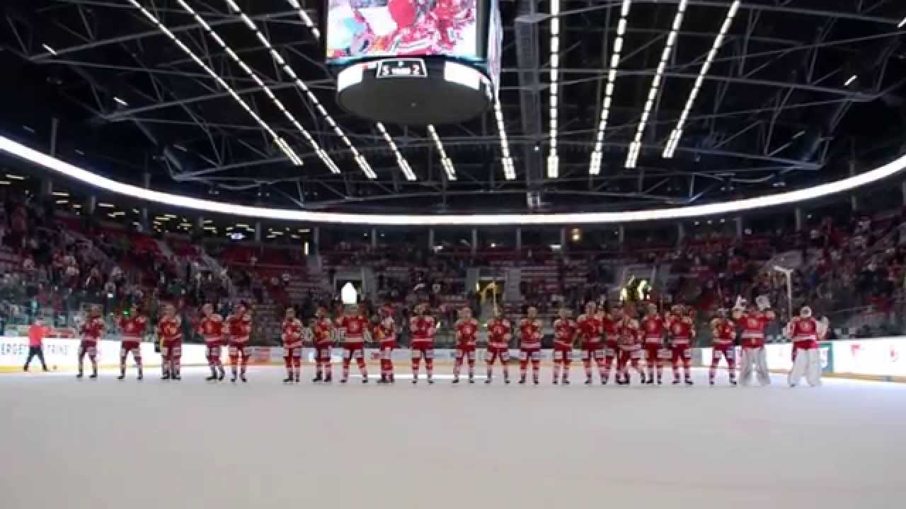 HC Oceláři Třinec-děkovačka po zápase (Tri-Pce 5:2) - YouTube