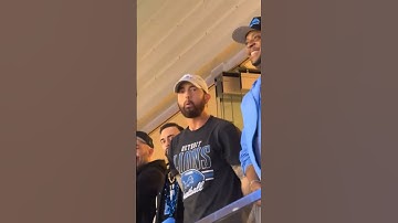 Thumbnail of Eminem Gets Heckled by a Fan During Detroit Lions Game 😄 #shorts #eminem