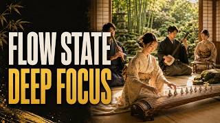 Enter Flow State with Japanese Zen Music ⛩️ Deep Focus Music for Study, Work & Creativity