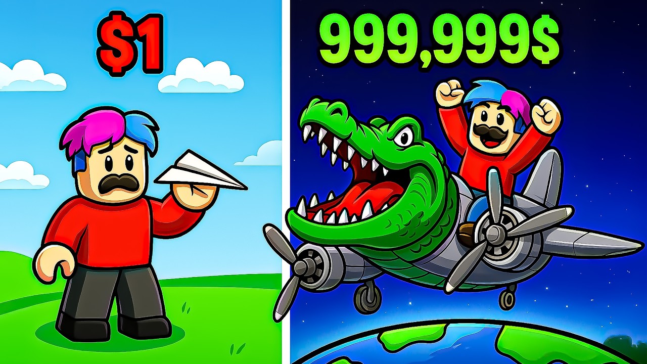 SAMOLOT za $1 vs LUKSUSOWY SAMOLOT za $999,999! ✈️😮