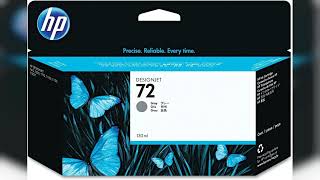 Rezension: HP 72 Grau 130 ml Original Druckerpatrone (C9374A) mit originaler HP Tinte für T2300 e...