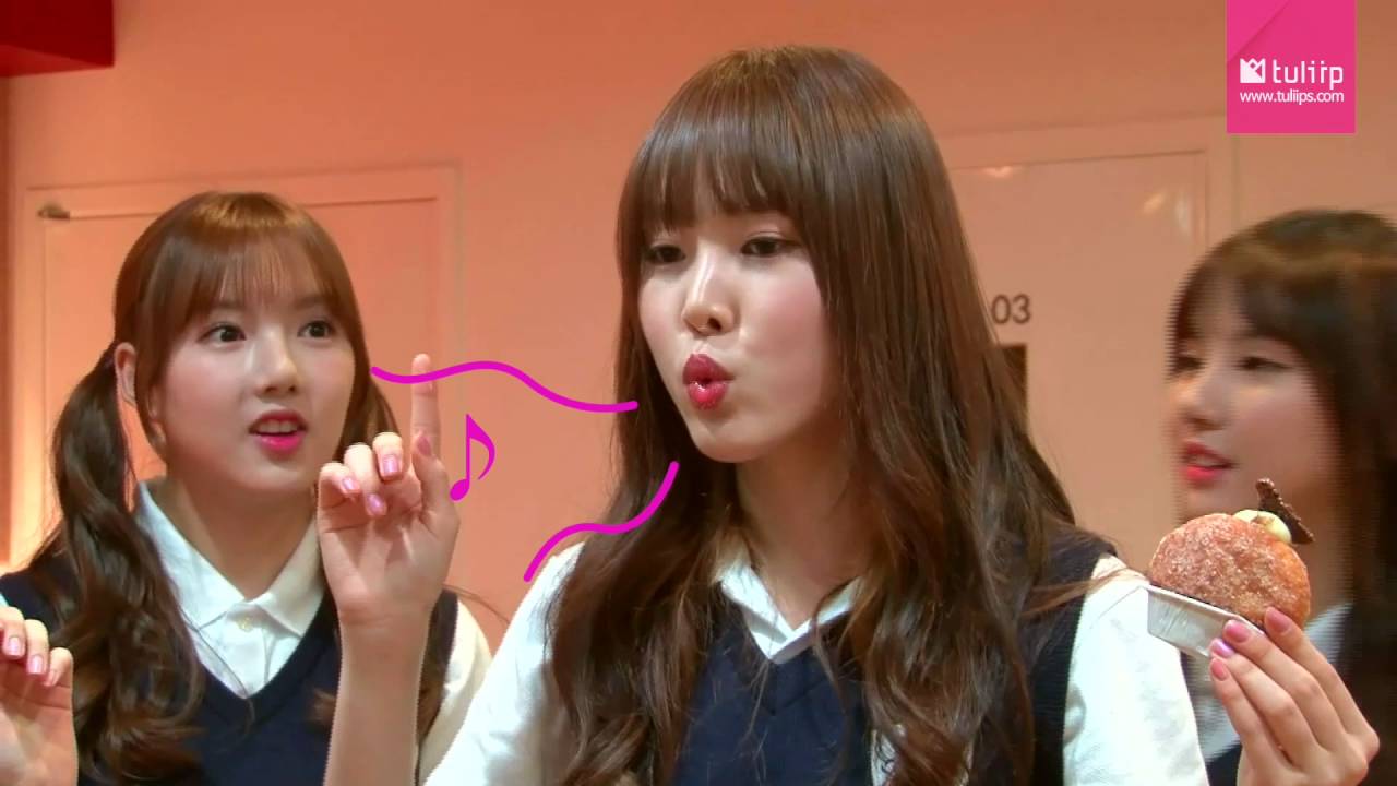 [튤립] 여자친구의 매력발산 간식 기부 미션!