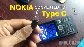 Nokia Charging Port Replaced with Type-C