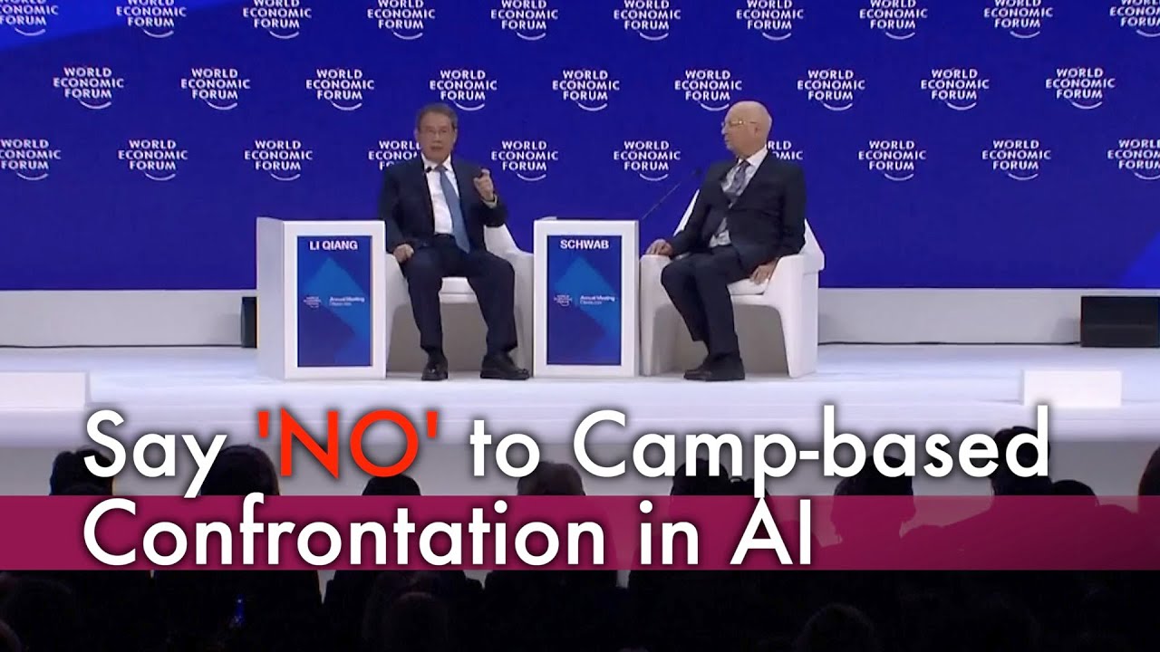 Chinese Premier Li Qiang takes questions on China's role in AI and multilateralism at Davos 2024