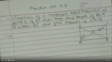 9th Maths 2 Geometry Practice Set 5.3, Quadrilaterals Chapter 5, Std 9th, Class 9 Maths