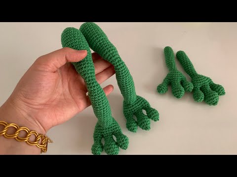 141# Amigurumi kurbağa örüyoruz 🐸 2. Bölüm ayak ve bacaklar