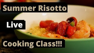 Free Live Cooking Class | Corn and Seafood Risotto