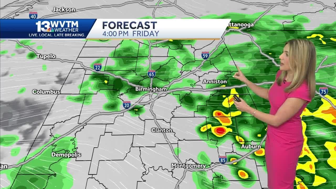 Spring weather in Alabama. Warm and dry Thursday, but rain moves in ...