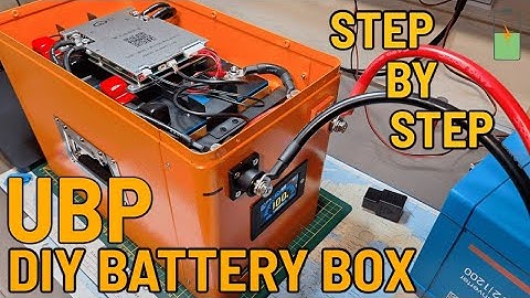 UBP DIY battery box step by step assembly guide