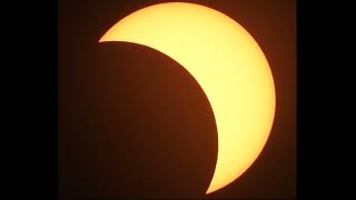 4k Timelapse of the 2024 Solar Eclipse (Partial), Filmed by the Nikon P1000