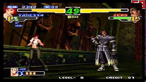 Vanessa vs C  Zero  - KOF 2000 (Level 8)