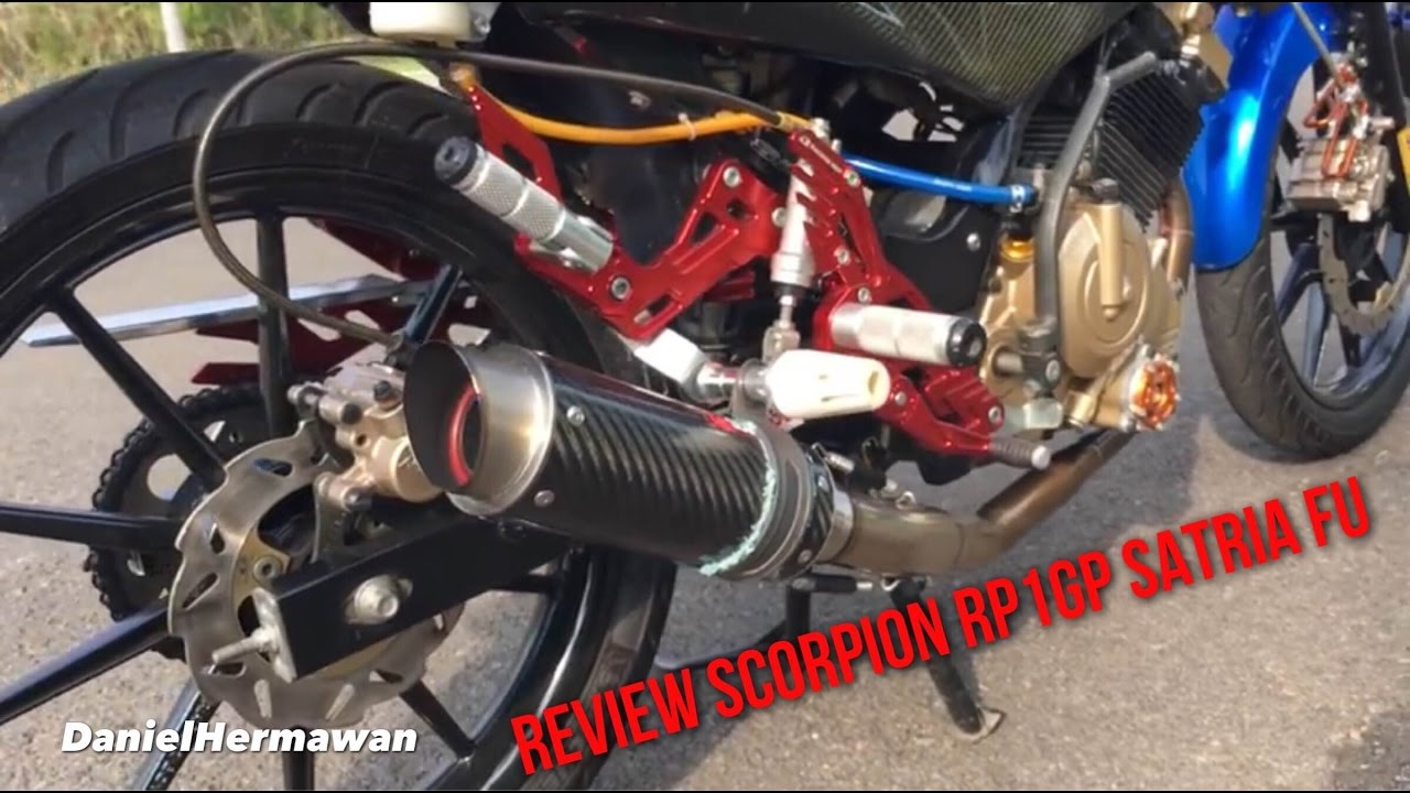 Review Sound Scorpion RP1GP Exhaust Suzuki Satria FU 150 Knalpot