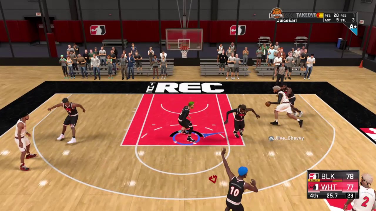 Rec Center game winning layup