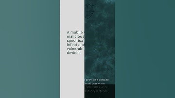 Mobile Virus, Cybersecurity Mini Dictionary #shorts