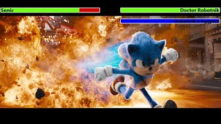 Sonic the Hedgehog (2020) Final Battle with healthbars