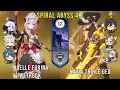 C6 noelle furina double hydro and c0 navia triple geo  genshin impact abyss 42  floor 12 9 stars