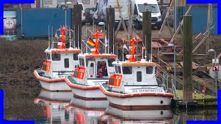 3 Rettungsboote bei der DGzRS Zentrale Bremen | Wilma Sikorski | Ursula Dettmann | Nausikaa | 4K