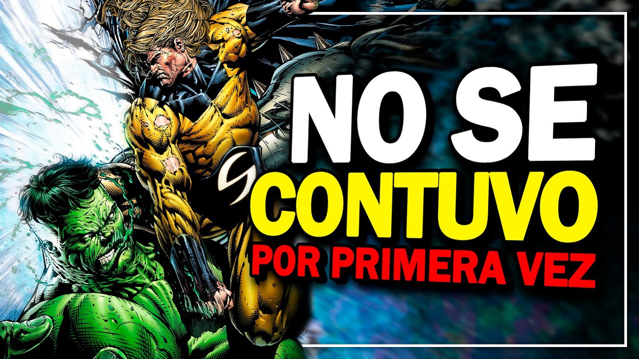 La PELEA más BRUTAL de SENTRY en Marvel - Sentry vs World Breaker Hulk ...