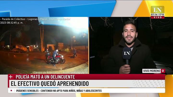 Policía mató de cuatro tiros a un delincuente