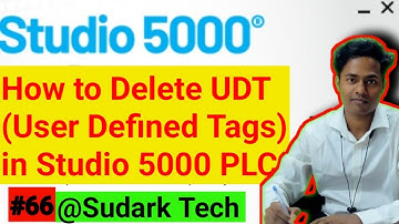 How to Delete UDT (User Defined Tags) in Studio 5000  | PLC Programming | Automation | Sudark Tech