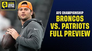 Broncos-Patriots AFC Championship Picks, Predictions and Props: Can Jarrett Stidham defy the odds