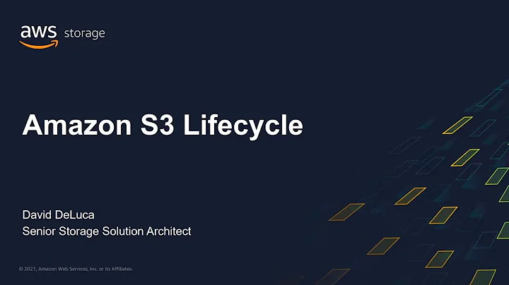 Simplify Your Data Lifecycle & Optimize Storage Costs With Amazon S3 Lifecycle | Amazon Web Services