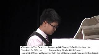 Streams In The Desert by Joshua Liu 201909 Dreamelody Concert