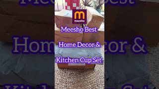 Meesho Best Home Decor & Kitchen Cup Set | #meesho #shorts #meeshohaul #meeshofinds #unboxing
