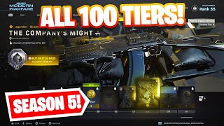 COD MW - Season 5 Battle Pass Level 100 UNLOCKED | NEW AN-94 Tracer, Camos + More (Modern Warfare)