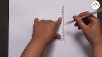 Construction of a parallel line at a given distance