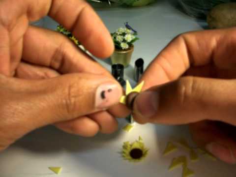 how to make sunflowers the HARD way (petal by petal) without a mold ...