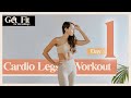 DAY 1: FAT-BURNING LEG AT HOME WORKOUT (Get Fit for The Holidays Challenge)