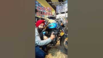 Crash Guard for Meteor 350 with sliders