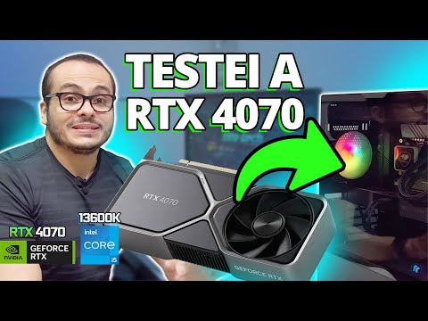 INSTALANDO A RTX 4070 NO PC GAMER COM i5 13600K E TESTES PRELIMINARES NO WARZONE 2 E BATTLEFIELD