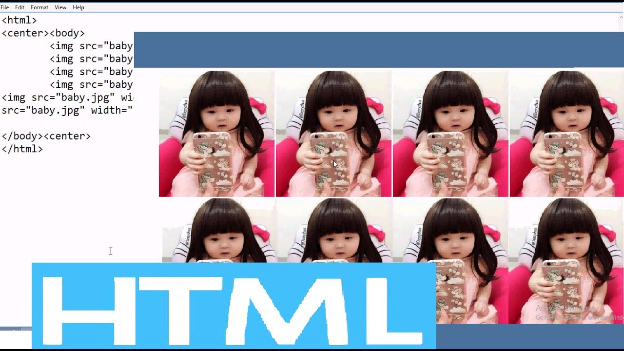 How To Insert Image And Video In HTML Website | Add Image Using HTML ...