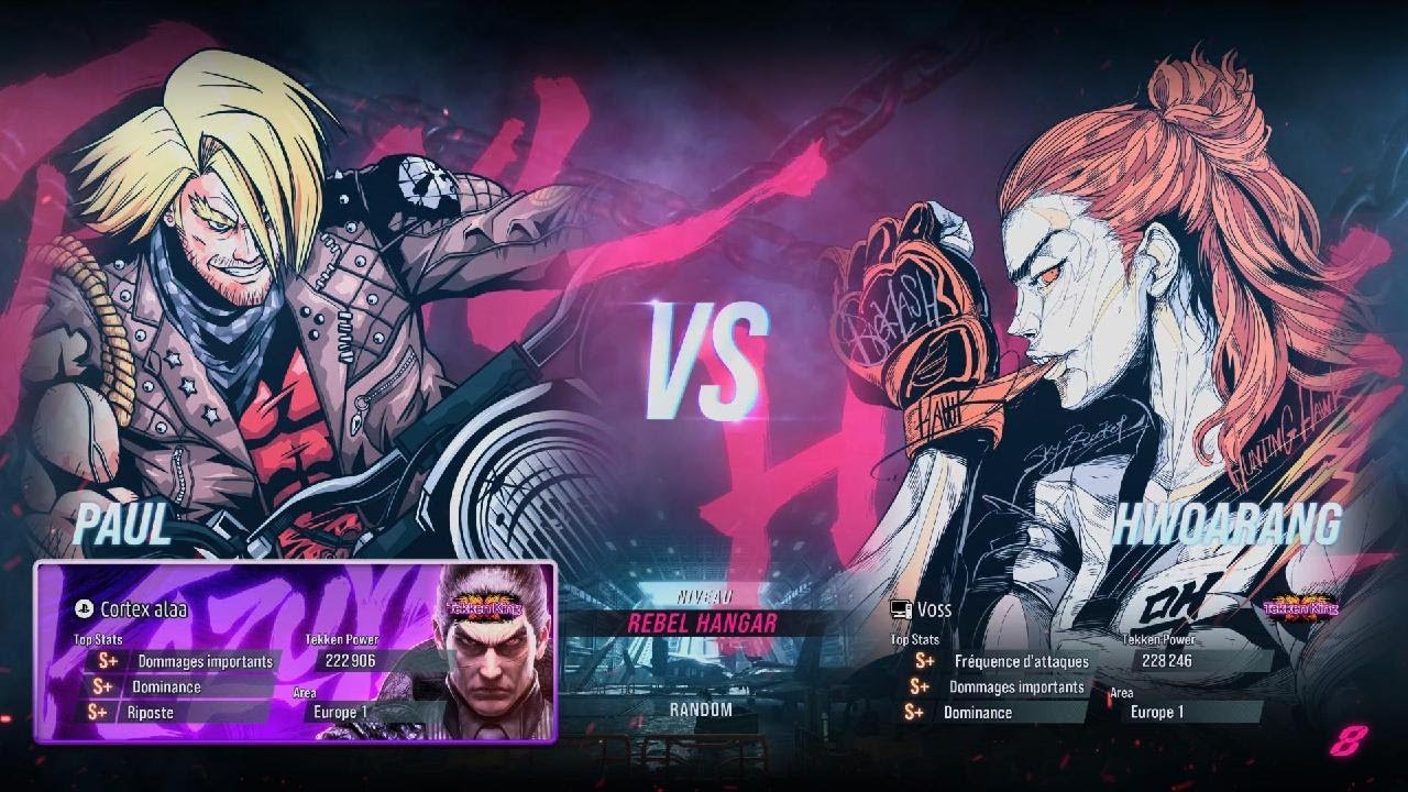 TEKKEN 8 (SEASON2) Cortex alaa (Paul) vs (Hwoarang) Voss Ranked