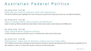 Political News Headlines for 28 Apr 2019 - 8 AM Edition