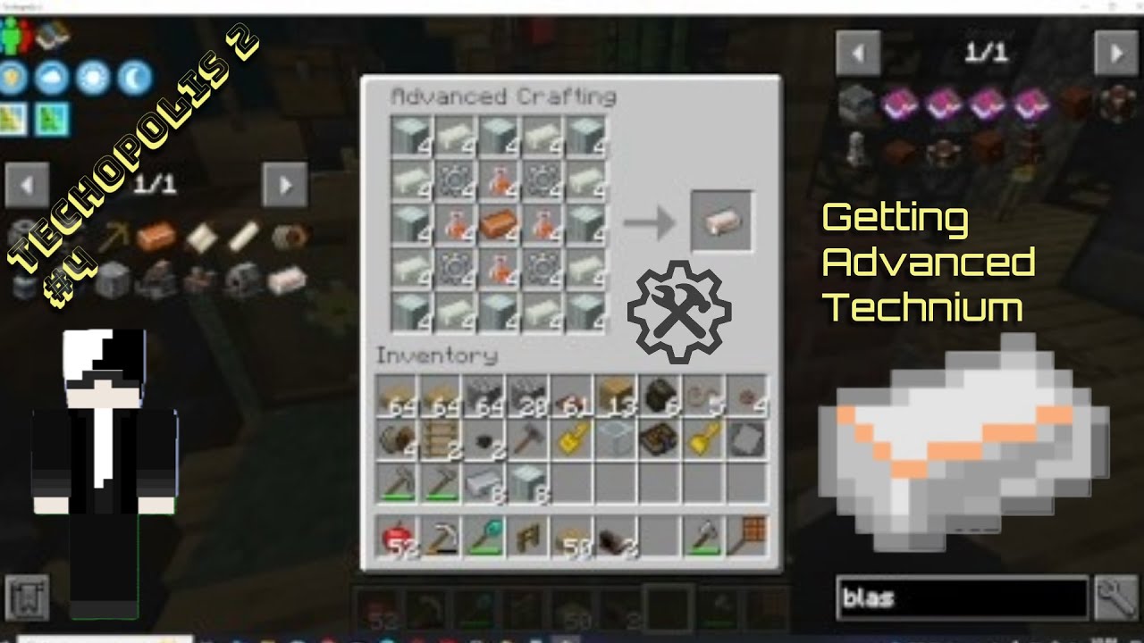 Playing Techopolis 2 (ep 4) Making Advanced Technium - YouTube