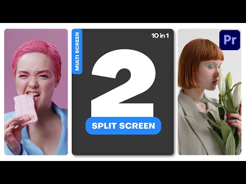 Multiscreen (2 split-screen) | Premiere Pro | Template | Tutorial