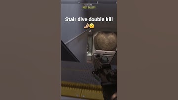 Modern Warfare 2 beta-double kill stair dive 💦