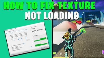 How To Fix Textures Not Loading In Fortnite-Fix unloaded Textures In Fortnite(fix stutters fortnite)
