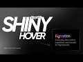 Shiny border animation on hover | Figma Tutorial | Figma animation