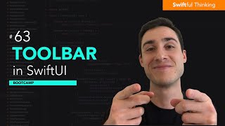 How to use Toolbar in SwiftUI | Bootcamp #63